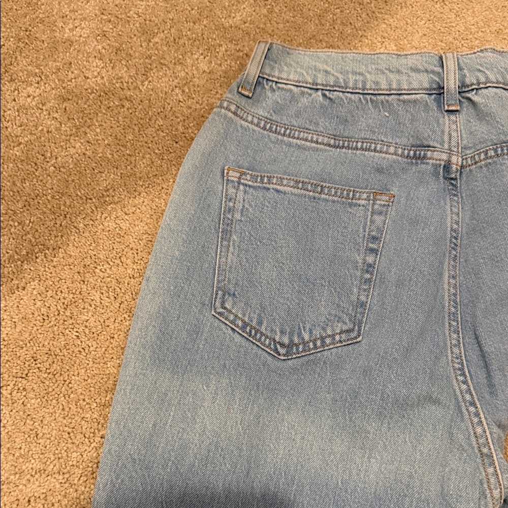 ASOS High Rise Light Blue Jeans - Picture 5 of 5